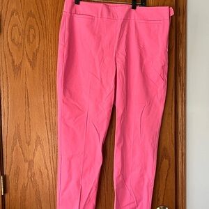 Talbots Bright Pink Straight Leg Pants